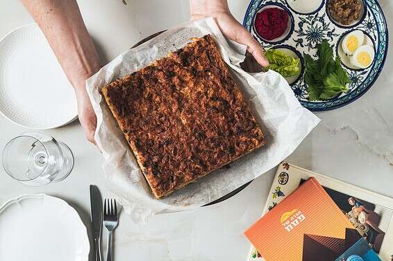 קיגל מצות חלבי של מיכל אפשטיין // צילום: נועם פרסמן